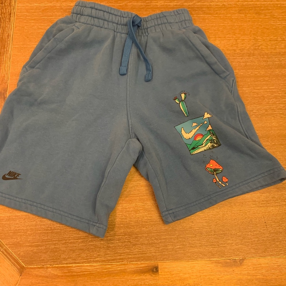 Nike Kids Blue Graphic Shorts